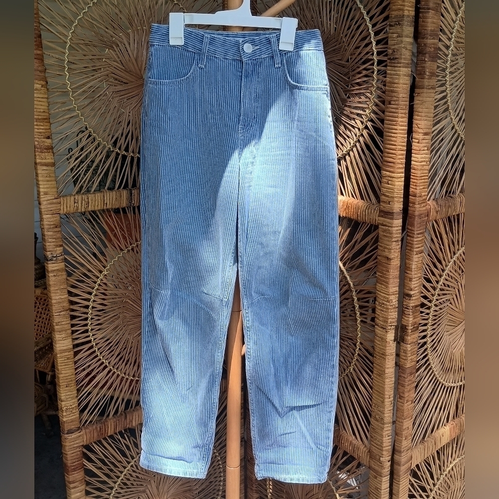 Pull&Bear Denim Striped Balloon Jeans_2